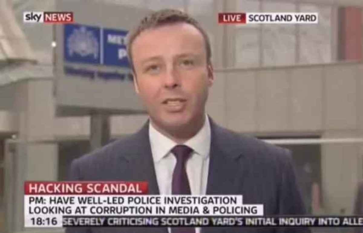 Μεγάλη τρομάρα on air για τον ρεπόρτερ του Sky News…