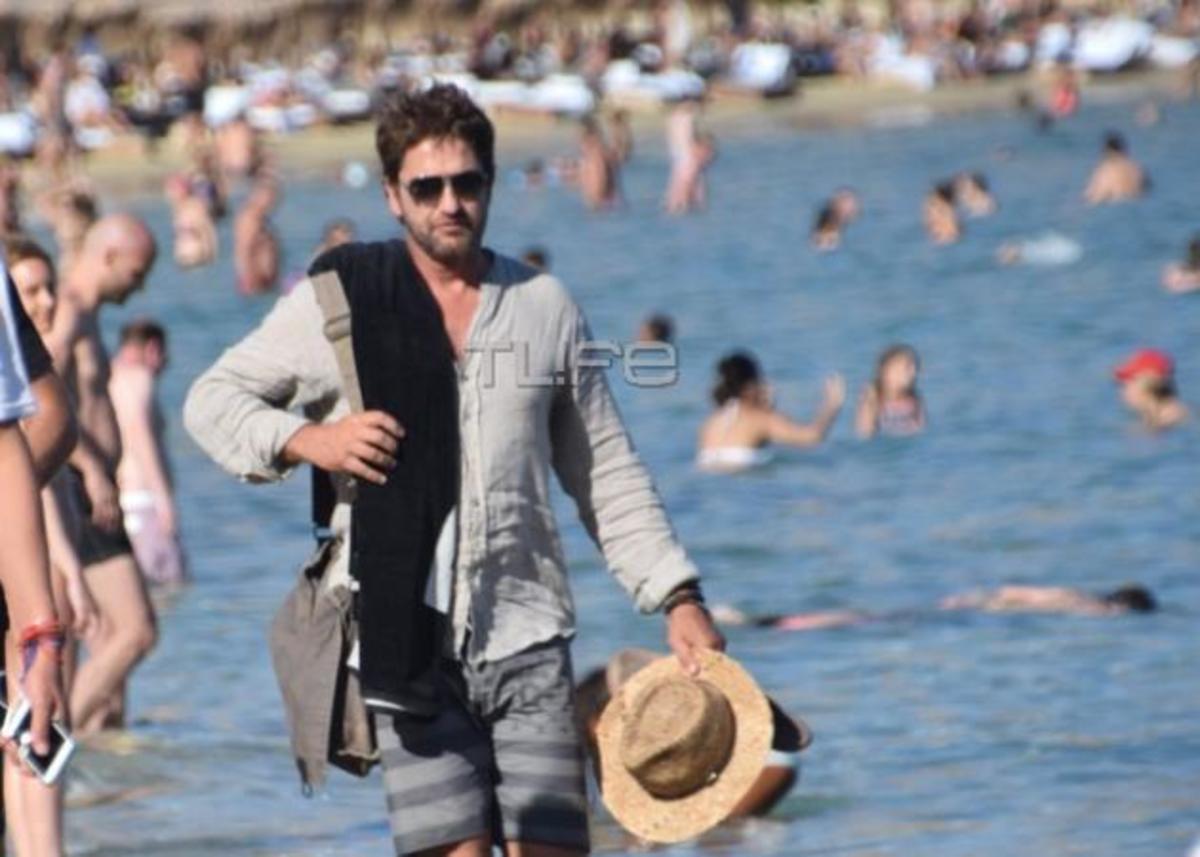 Νέο video από τις διακοπές του Gerard Butler στο νησί των ανέμων!