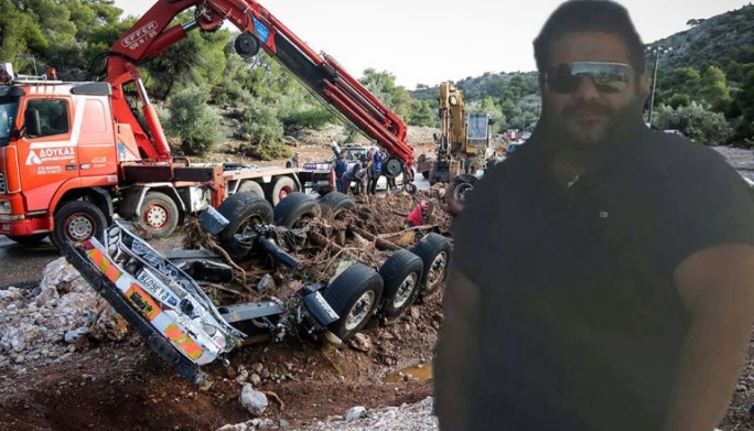 Γιάννης Ρούμελης: «Βοήθεια πνίγομαι!» – Τα τελευταία λόγια του 38χρονου οδηγού νταλίκας που αγνοείται στη Μάνδρα!