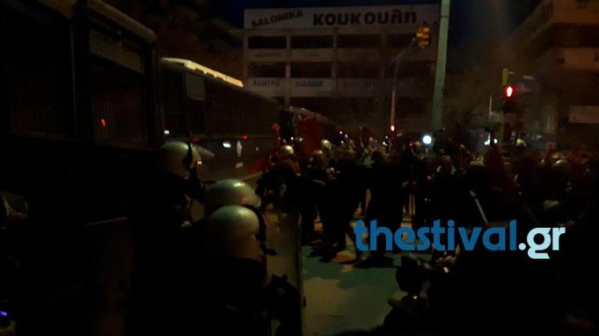 Νέος γύρος επεισοδίων στη Θεσσαλονίκη λίγο πριν την ομιλία Τσίπρα!