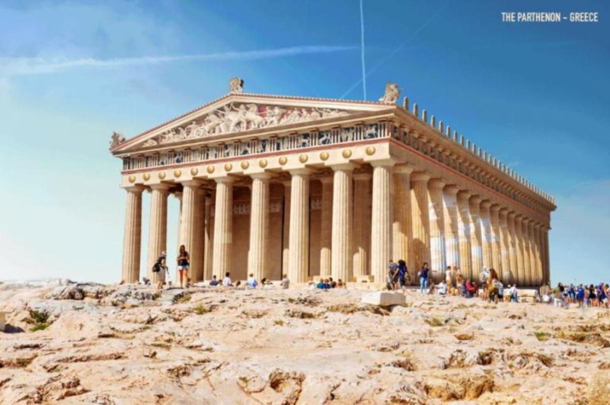 Συγκλονιστικό! Ο Παρθενώνας και έξι ιστορικά μνημεία «ζωντανεύουν»! [pics]