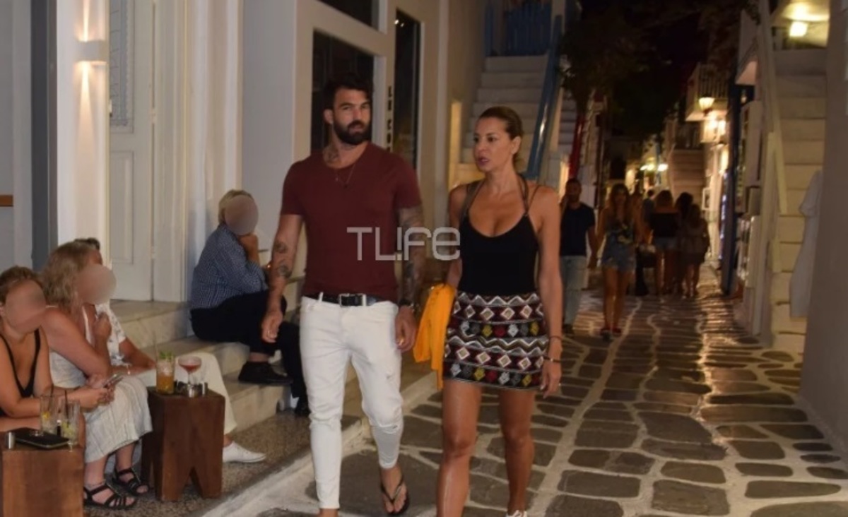 Δημήτρης Αλεξάνδρου – Μαρία Καλάβρια: Ερωτευμένοι στην Μύκονο! [pics]