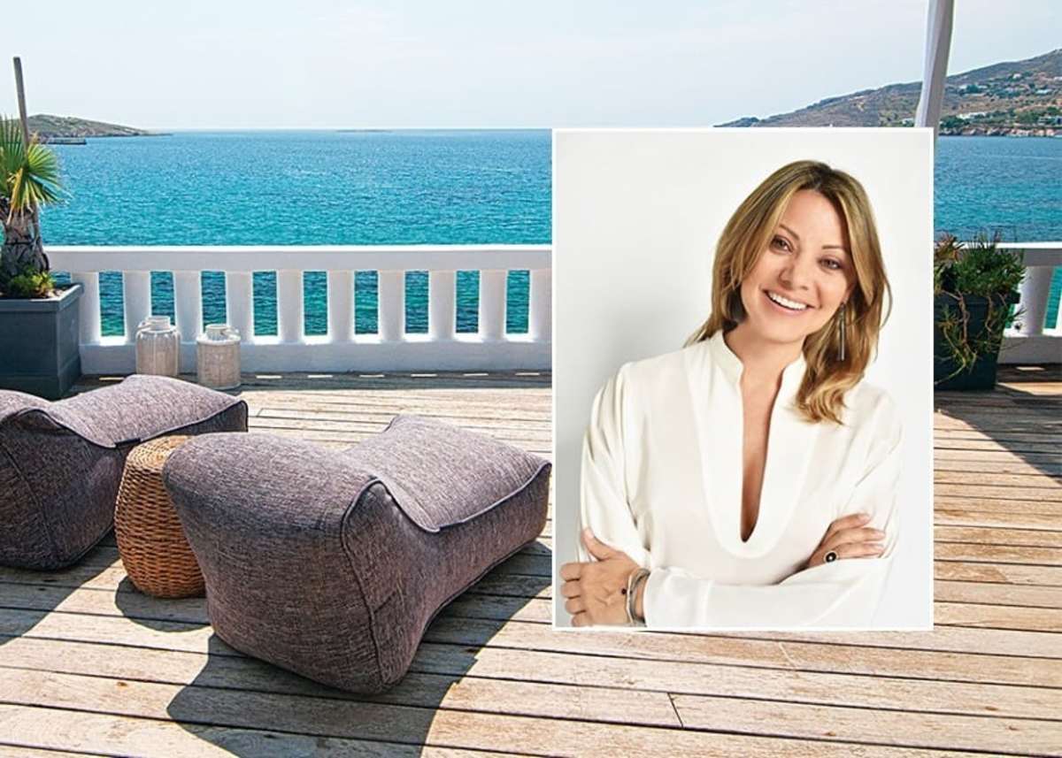 Δήμητρα Κολοτούρα: Η συνεργάτιδα και κολλητή της Μαρέβας μας δείχνει το σπίτι της στη Σύρο [pics]