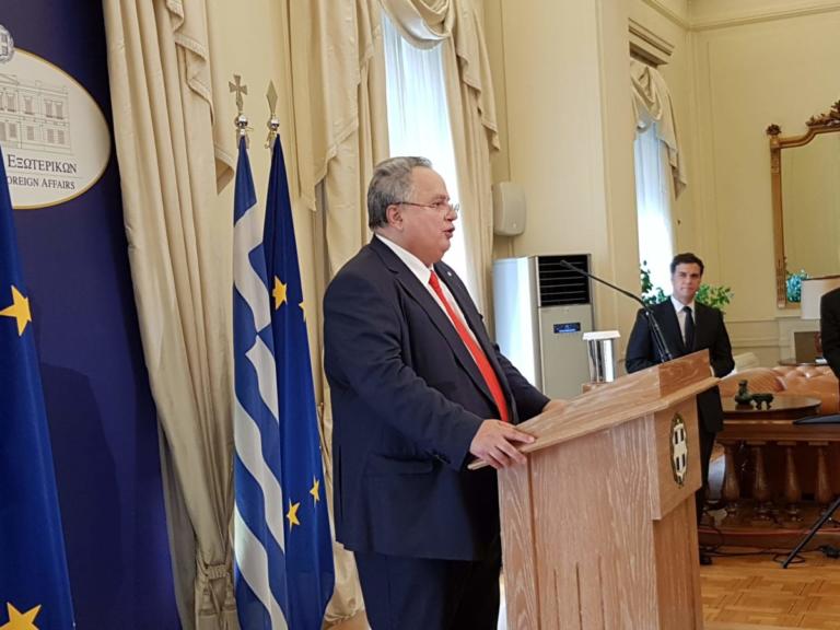 Κοτζιάς σε Τσίπρα – «Σ’ ευχαριστώ που με έκανες υπουργό Εξωτερικών – Άθλιοι όλοι όσοι μιλούν για τα μυστικά κονδύλια» – Τσίπρας: Μεγάλη επιτυχία για την εξωτερική μας πολιτική