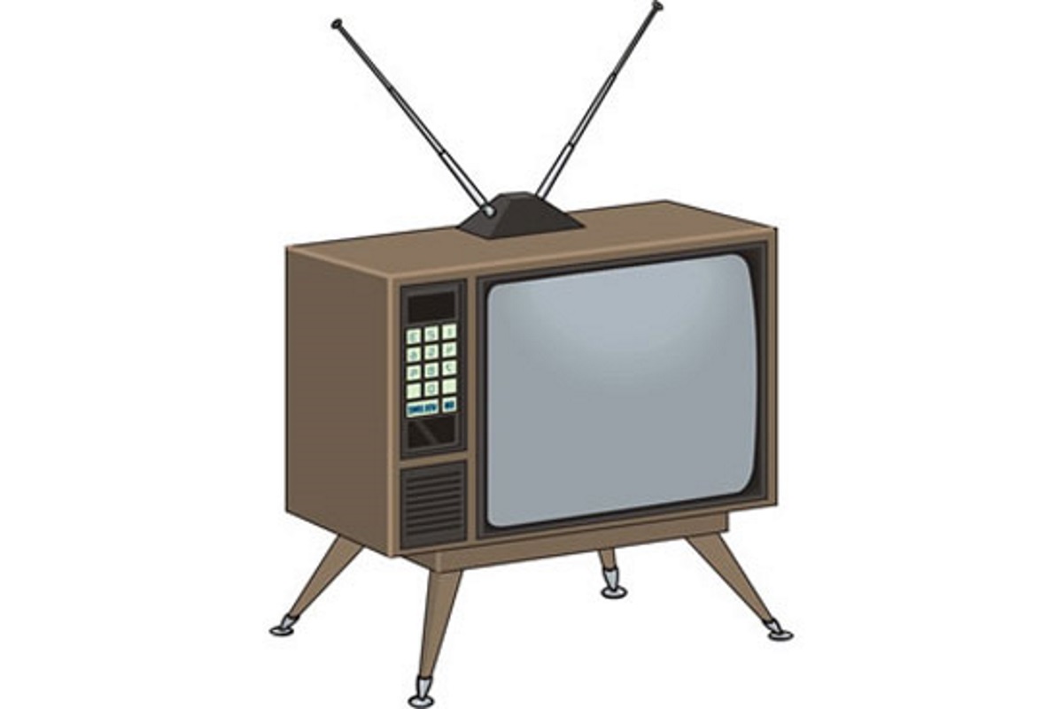 Телевизоры pro. Телевизор с рожками. Старый телевизор 2д. Ходячий телевизор. Ламповый телевизор рисунок.