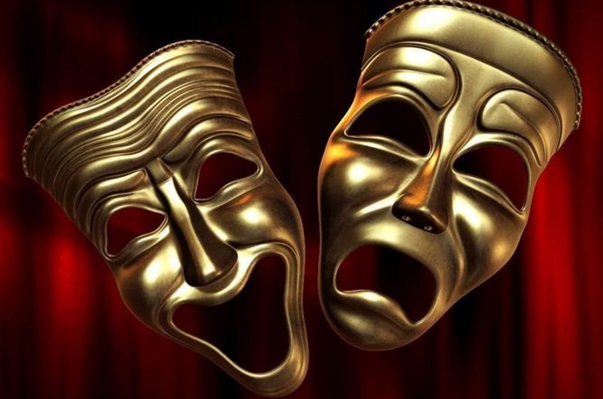 Маска где поют. Мельпомена и талия маски театр. Театральные маски. Маски символ театра. Маска трагедии и комедии.