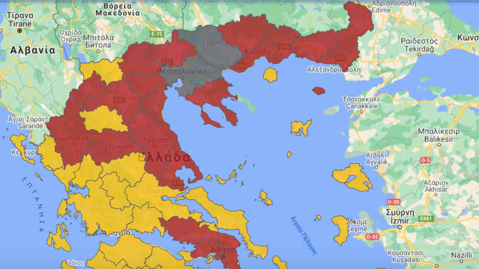 Ξημέρωσε lockdown σε Θεσσαλονίκη και Σέρρες