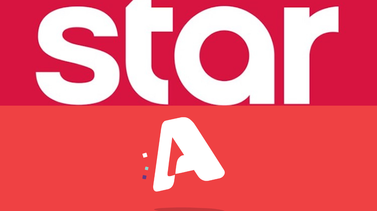Ποιο πρόσωπο βρίσκεται ανάμεσα σε Star και Alpha για την παρουσίαση δύο προγραμμάτων;
