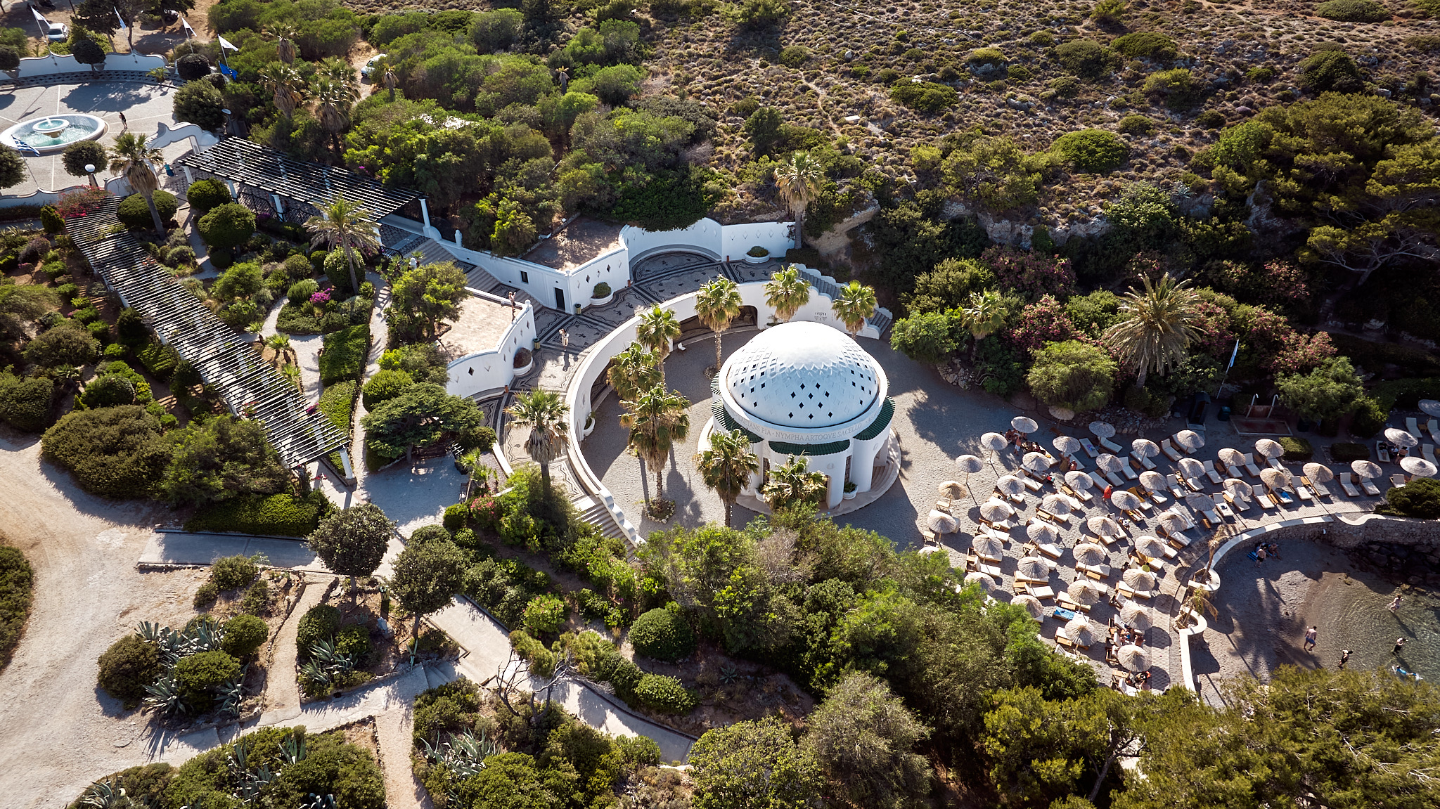 Μια γωνιά Παράδεισου στις Πηγές Καλλιθέας στη Ρόδο