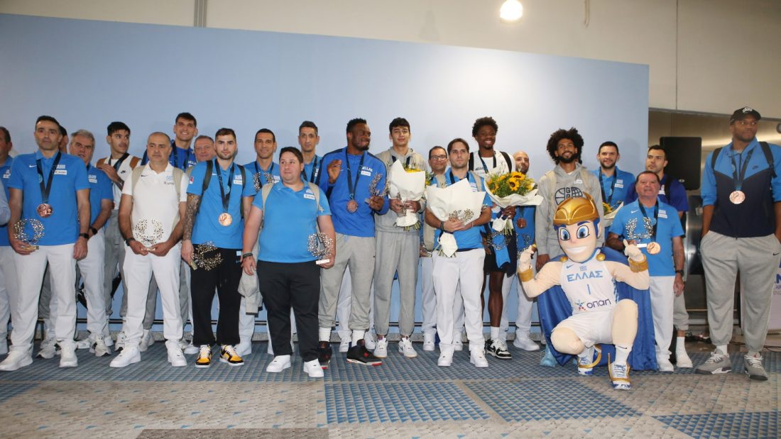 Η Εθνική Ελλάδας επέστρεψε με το χάλκινο μετάλλιο υπό τους ήχους του «Final Countdown»