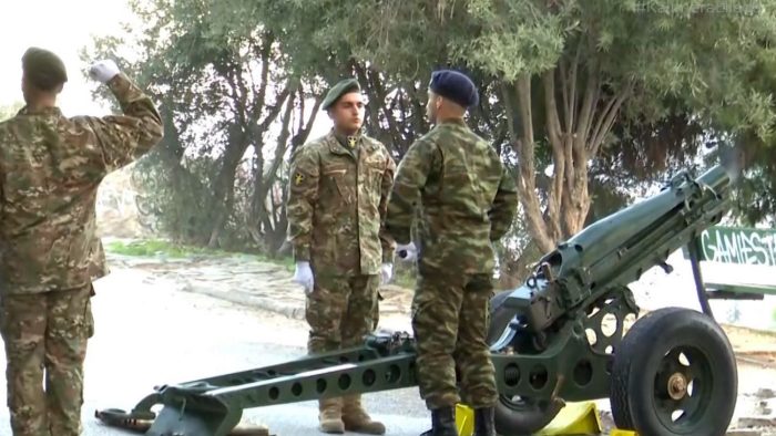 28η Οκτωβρίου 2025: «Έπεσαν» 21 κανονιοβολισμοί από τον Λυκαβηττό