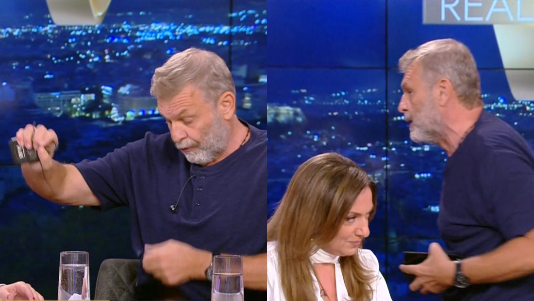 Απόστολος Γκλέτσος – Σοφία Μουτίδου σε αδιανόητο περιστατικό στον αέρα – Τον είπε «ψεύτη», πέταξε τα μικρόφωνα και έφυγε