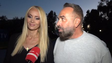 Γρηγόρης Γκουντάρας και Ναταλί Κάκκαβα