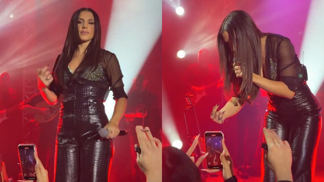 Ιουλία Καλλιμάνη: Η στιγμή που θαμώνας της πετά στο πρόσωπο λουλούδια με νερό – Η αντίδραση της τραγουδίστριας