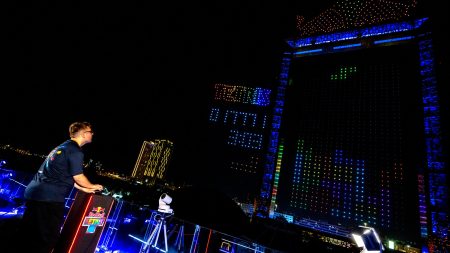 Η Red Bull έπαιξε Tetris στον ουρανό, χρησιμοποιώντας χιλιάδες drones