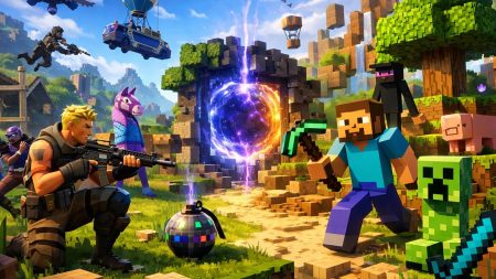 Φήμη θέλει το Fortnite να ετοιμάζει συνεργασία με το Minecraft