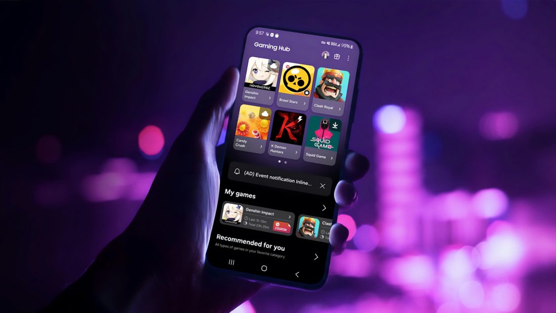 Samsung: Το ανανεωμένο Mobile Gaming Hub θέλει να κάνει την ανακάλυψη παιχνιδιών πιο εύκολη από ποτέ