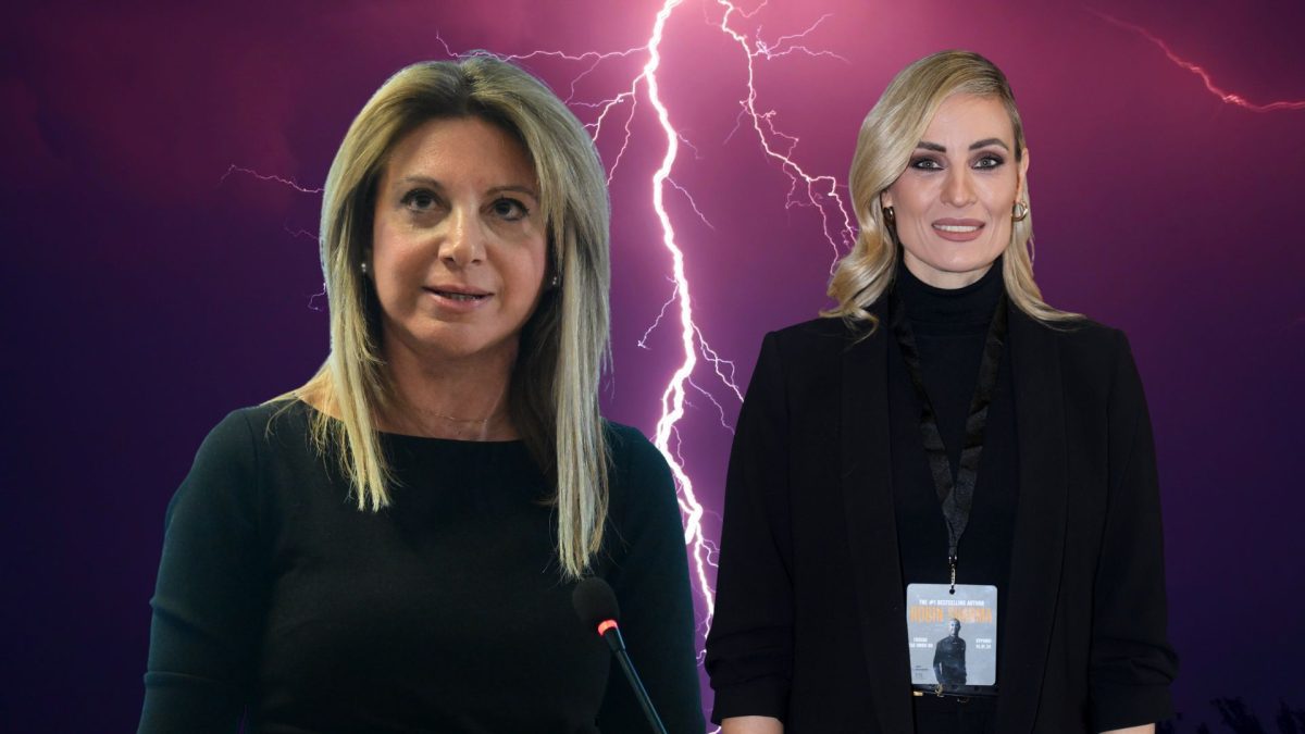 Ελεονώρα Μελέτη και Μαρία Καρυστιανού