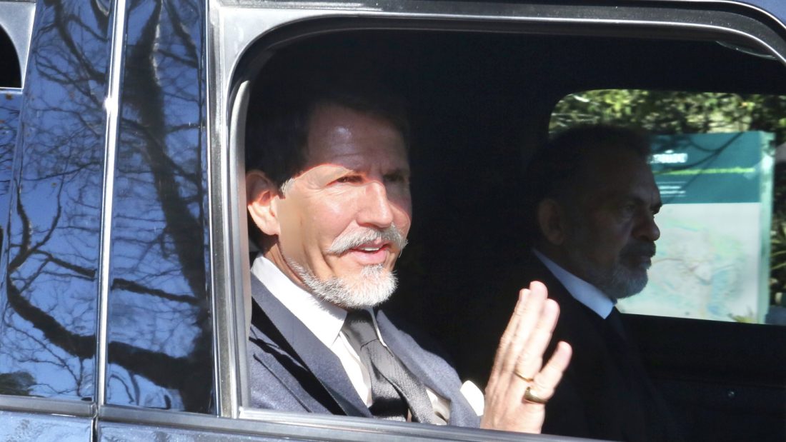 Μνημόσυνο τέως βασιλιά Κωνσταντίνου στο Τατόι: Παύλος, Νικόλαος και Φίλιππος Ντε Γκρες μαζί με την Άννα Μαρία