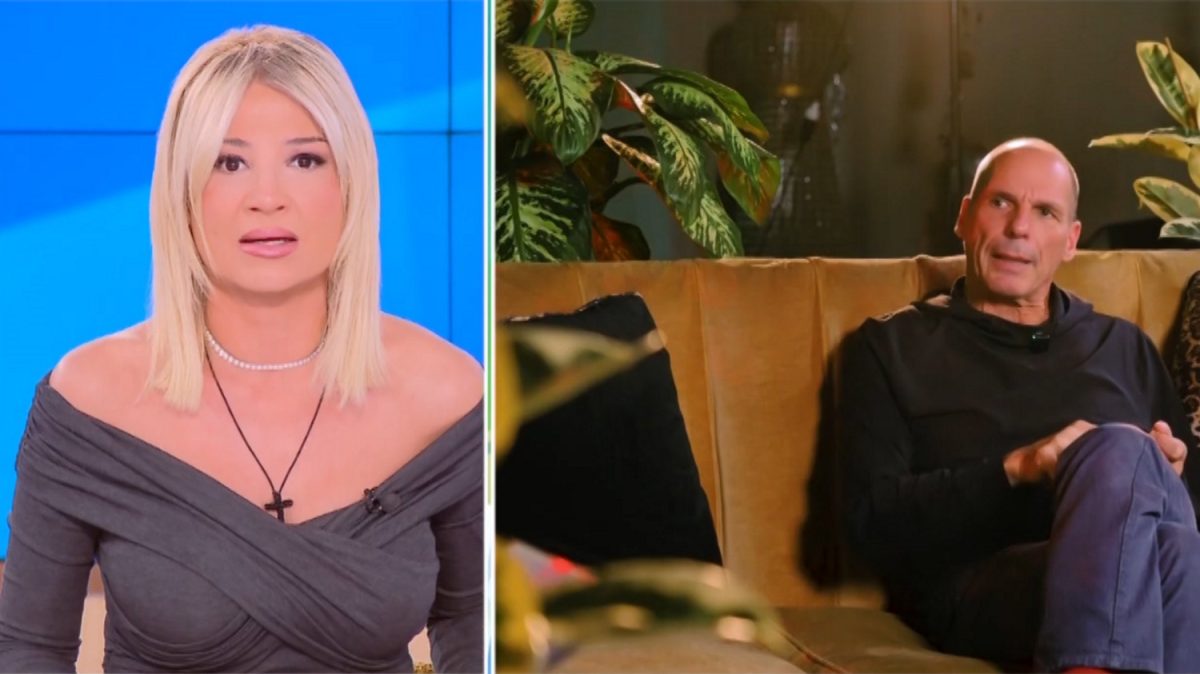 Φαίη Σκορδά και Γιάνης Βαρουφάκης