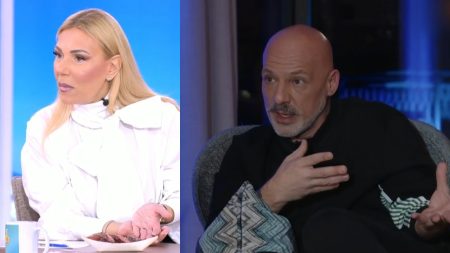 Τίνα Μεσσαροπούλου και Νίκος Μουτσινάς