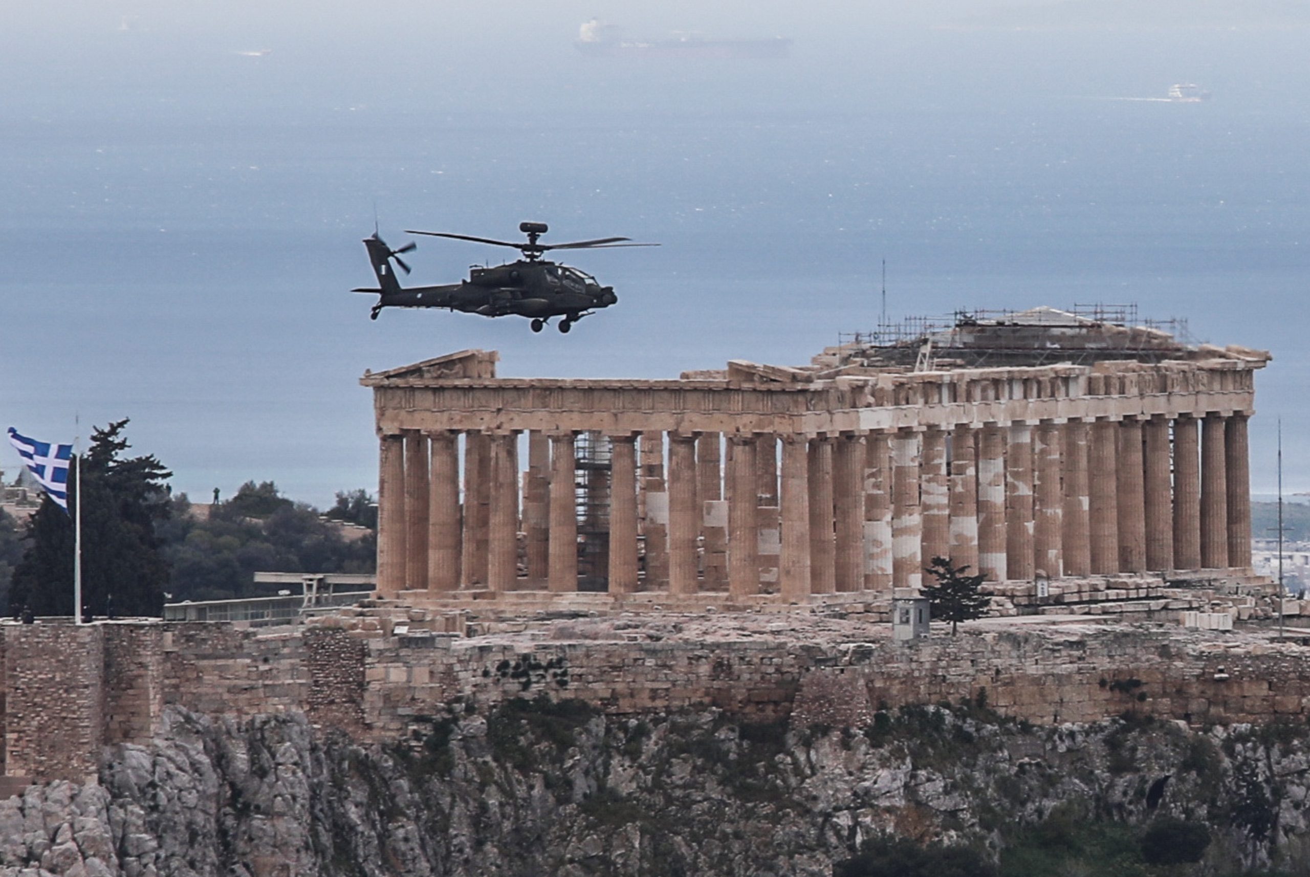 Πτήσεις αεροσκαφών πάνω από την Αθήνα για την παρέλαση της εθνικής επετείου της 25ης Μαρτίου 1821, Τετάρτη 25 Μαρτίου 2026. (ΔΑΝΑΗ ΔΑΥΛΟΠΟΥΛΟΥ