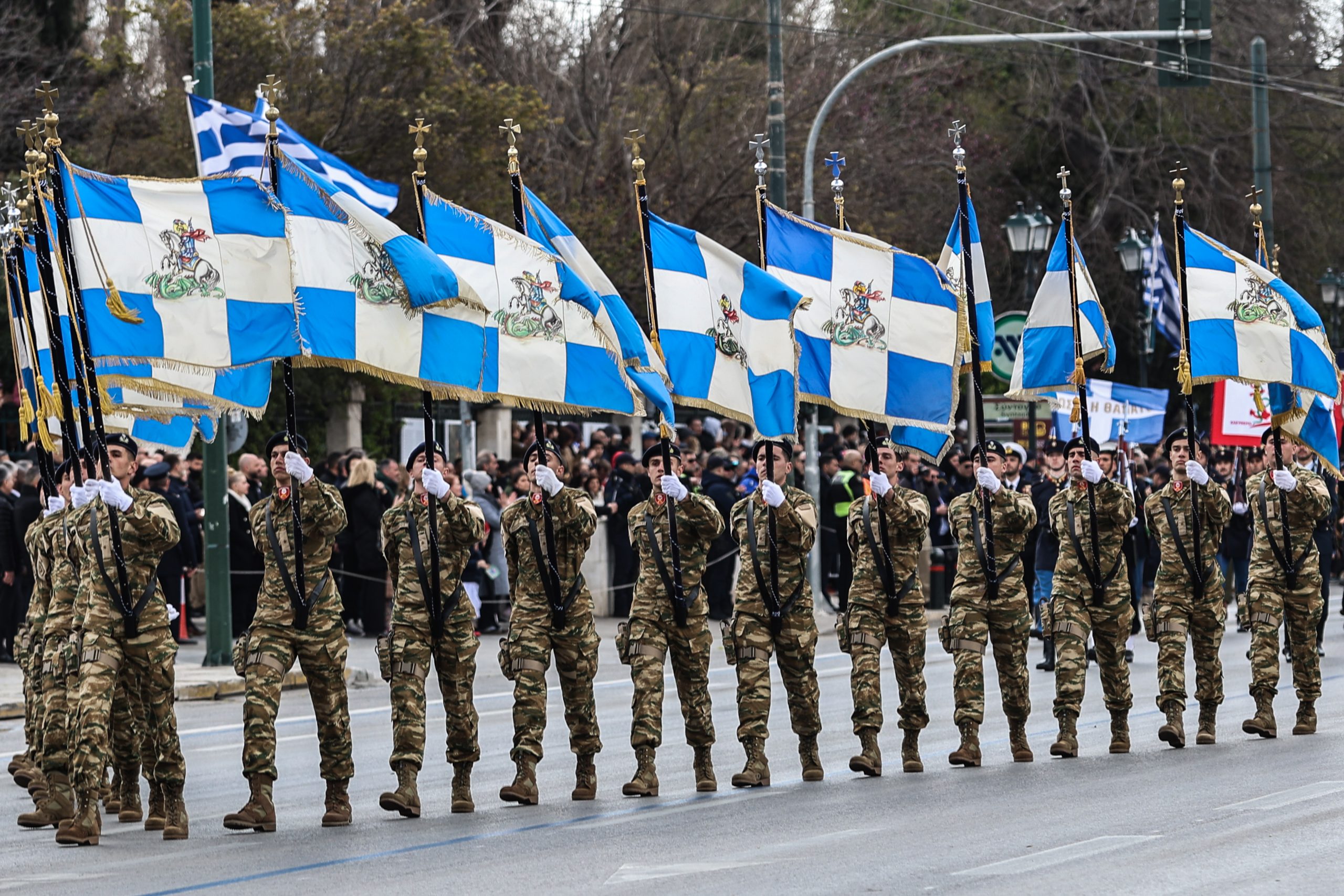 Στρατιωτική παρέλαση στην Αθήνα για την εθνική επέτειο της 25ης Μαρτίου 1821, Τετάρτη 25 Μαρτίου 2026. (ΓΙΑΝΝΗΣ ΠΑΝΑΓΟΠΟΥΛΟΣ