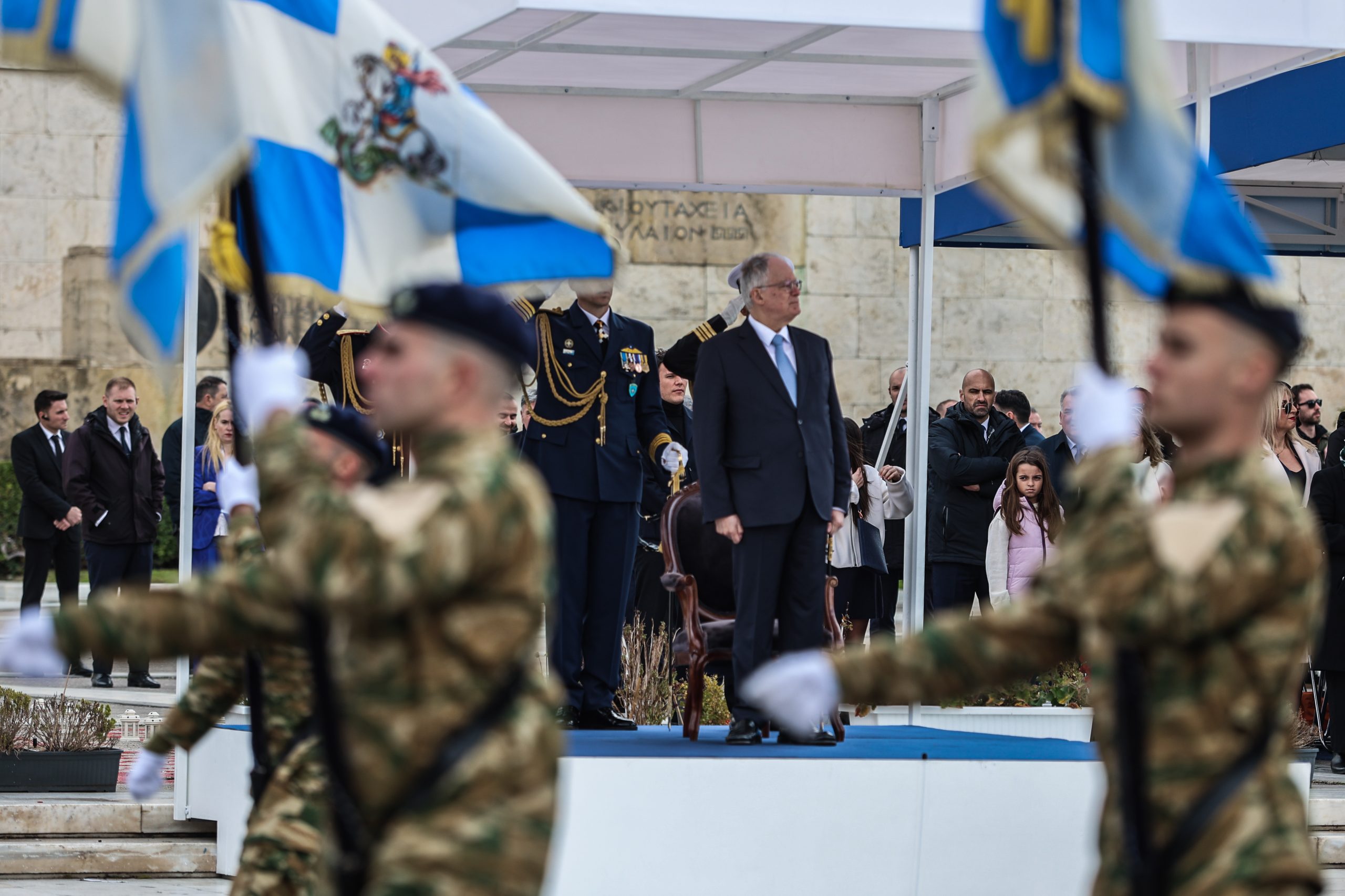 Στρατιωτική παρέλαση στην Αθήνα για την εθνική επέτειο της 25ης Μαρτίου 1821, Τετάρτη 25 Μαρτίου 2026. (ΓΙΑΝΝΗΣ ΠΑΝΑΓΟΠΟΥΛΟΣ