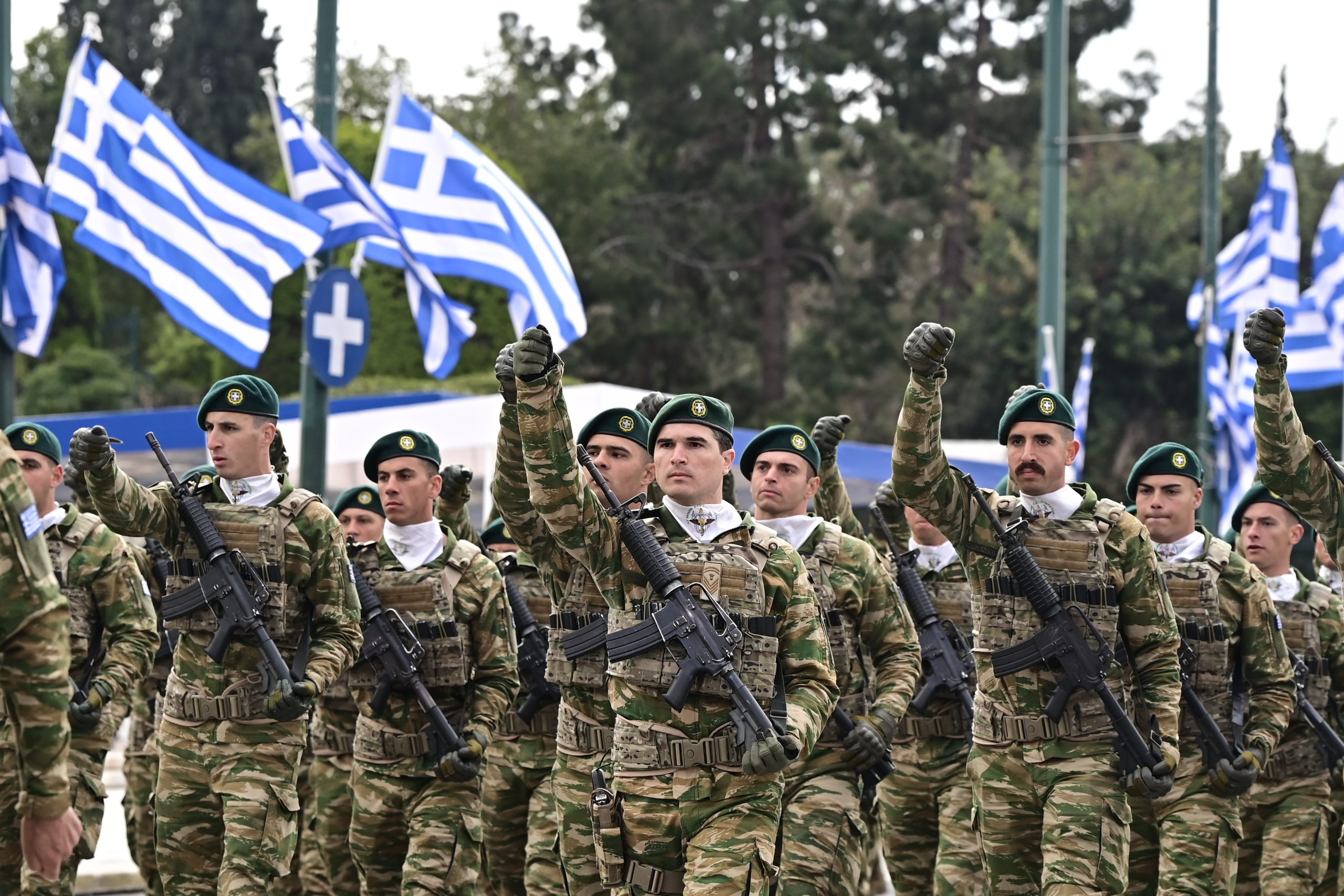 Στρατιωτική παρέλαση στην Αθήνα για την εθνική επέτειο της 25ης Μαρτίου 1821, Τετάρτη 25 Μαρτίου 2026. (ΜΙΧΑΛΗΣ ΚΑΡΑΓΙΑΝΝΗΣ