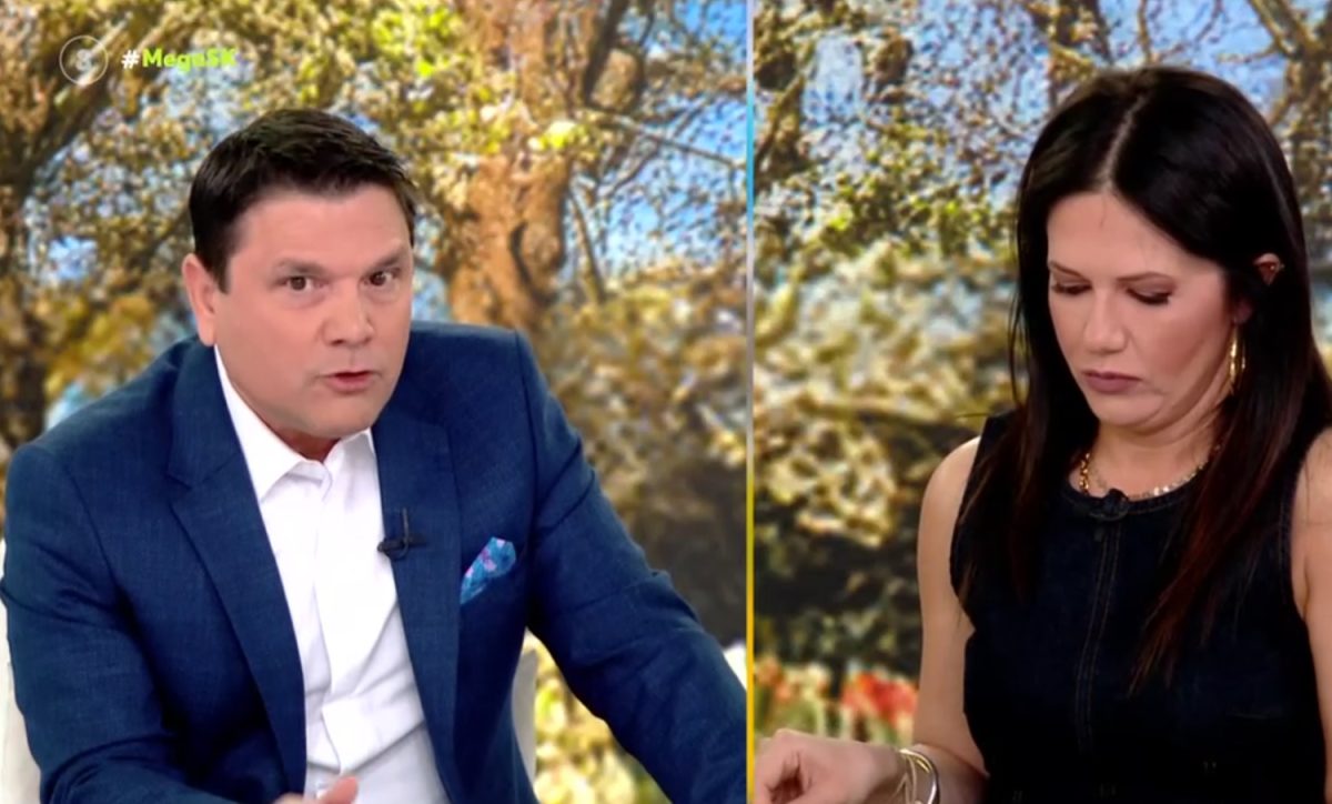 Ντίνος Σιωμόπουλος και Στέλλα Γκαντώνα