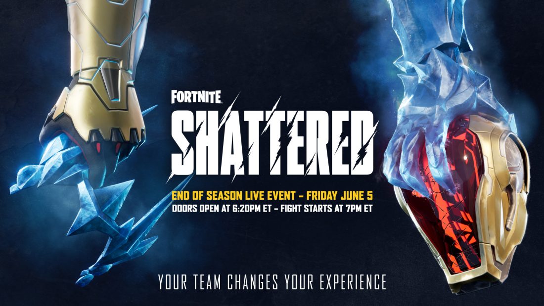 Έρχεται το Shattered, το end of season event του Fortnite