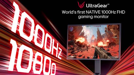 Το νέο LG UltraGear είναι το πρώτο native 1.000Hz Full HD gaming monitor