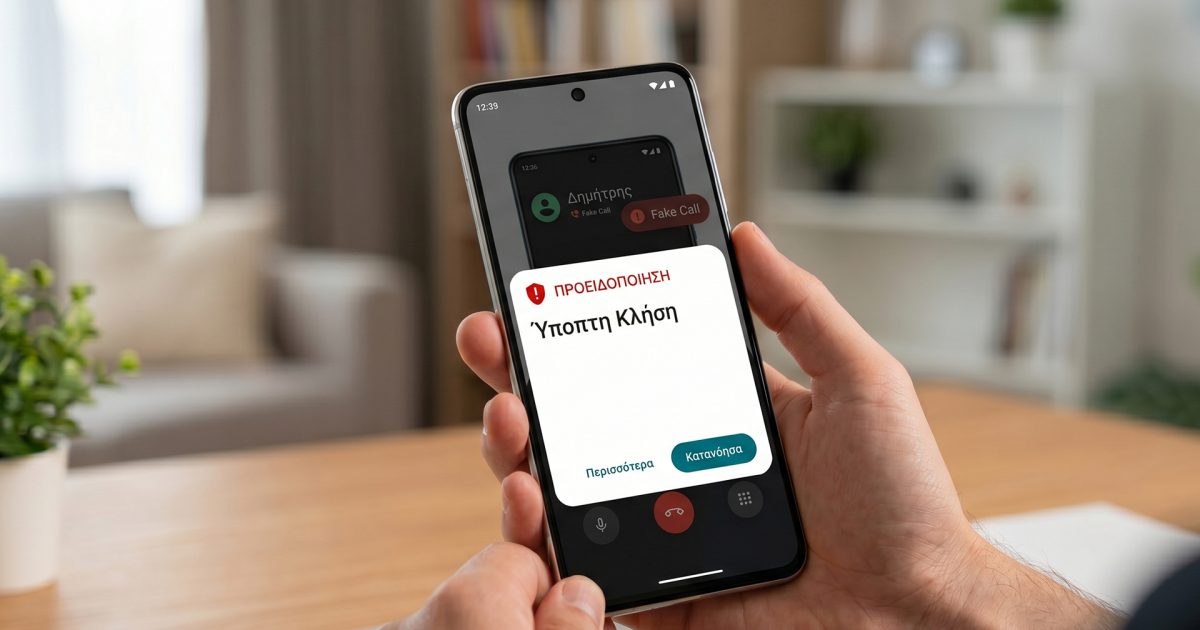 Android Callui Android: Προειδοποίηση για κλήσεις που προσποιούνται επαφές σας