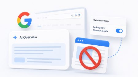 Η Google θα επιτρέπει σε sites να εξαιρούνται από τα AI search results