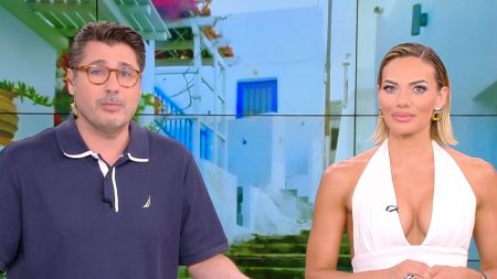 Λάμπρος Κωνσταντάρας και Ιωάννα Μαλέσκου