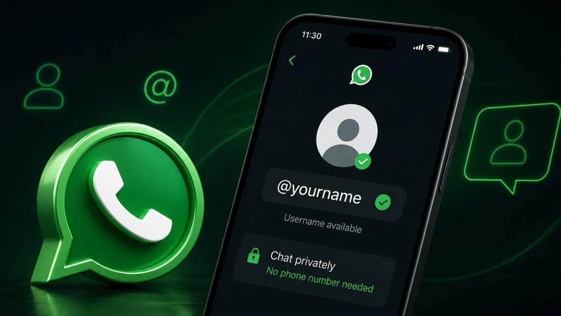 Το WhatsApp φέρνει usernames για επικοινωνία χωρίς τηλέφωνο