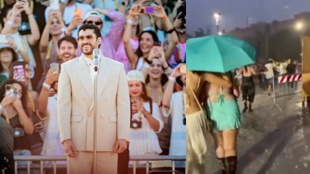 Bad Bunny: Ακυρώθηκε η συναυλία του στο Μιλάνο – Ο κόσμος έτρεψε πανικόβλητος να προστατευτεί από τη σφοδρή χαλαζόπτωση
