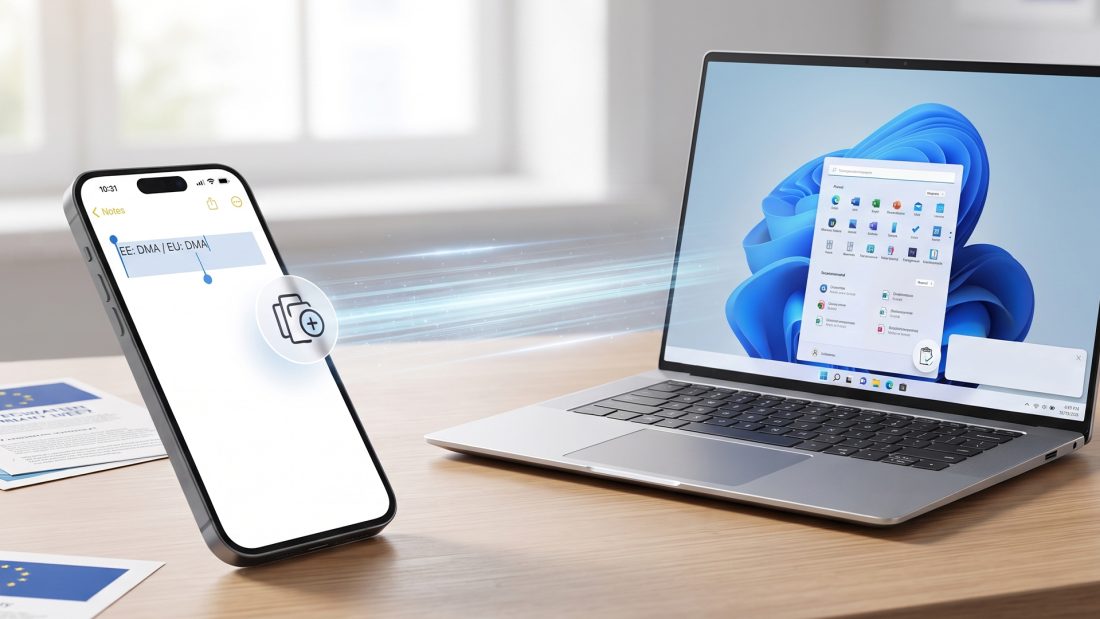 Copy-Paste από iPhone σε Windows PC χάρη στην ΕΕ