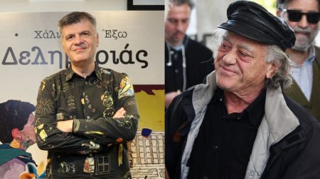 Φοίβος Δεληβοριάς και Νίκος Καλογερόπουλος