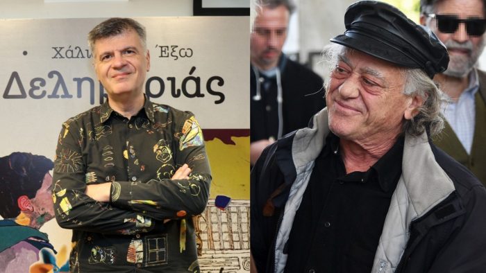 Φοίβος Δεληβοριάς και Νίκος Καλογερόπουλος