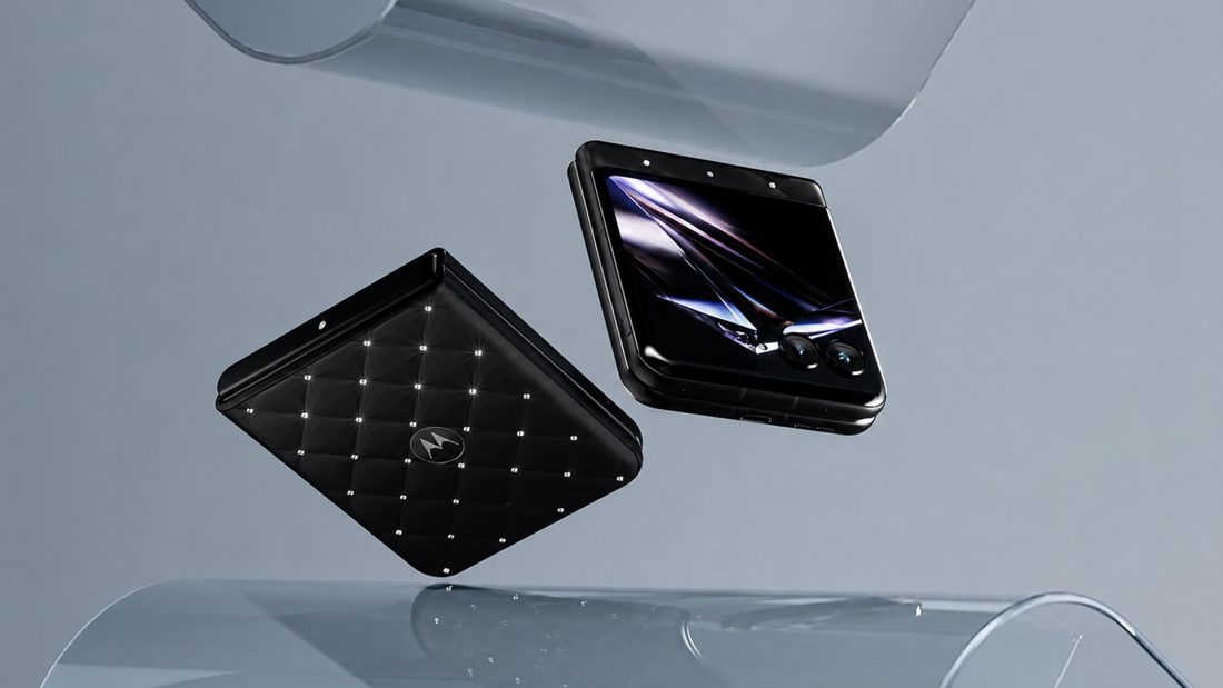 Motorola Razr: “Λάμπει” η μαύρη έκδοση με Swarovski