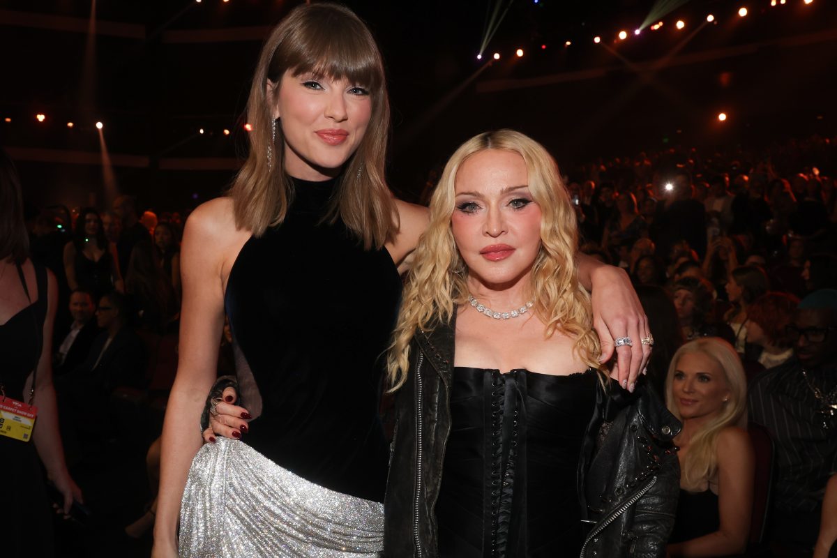 LOS ANGELES - SEPTEMBER 27: Taylor Swift and Madonna at The 2026 MTV Video Music Awards (VMAs), broadcasting live from the Peacock Theater on Sunday, September 27, 2026 on the CBS Television Network, and streaming live and on demand on Paramount+*. (Photo by Christopher Polk
