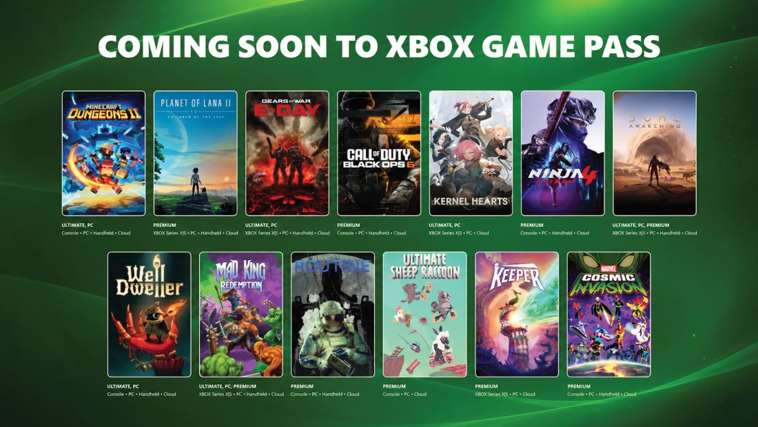 Xbox Game Pass Wave 2: Οι μεγάλες προσθήκες Σεπτεμβρίου