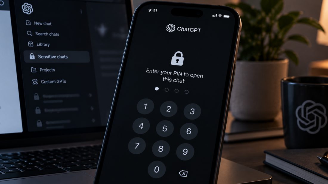 ChatGPT locked chats: νέο κλείδωμα συζητήσεων με PIN