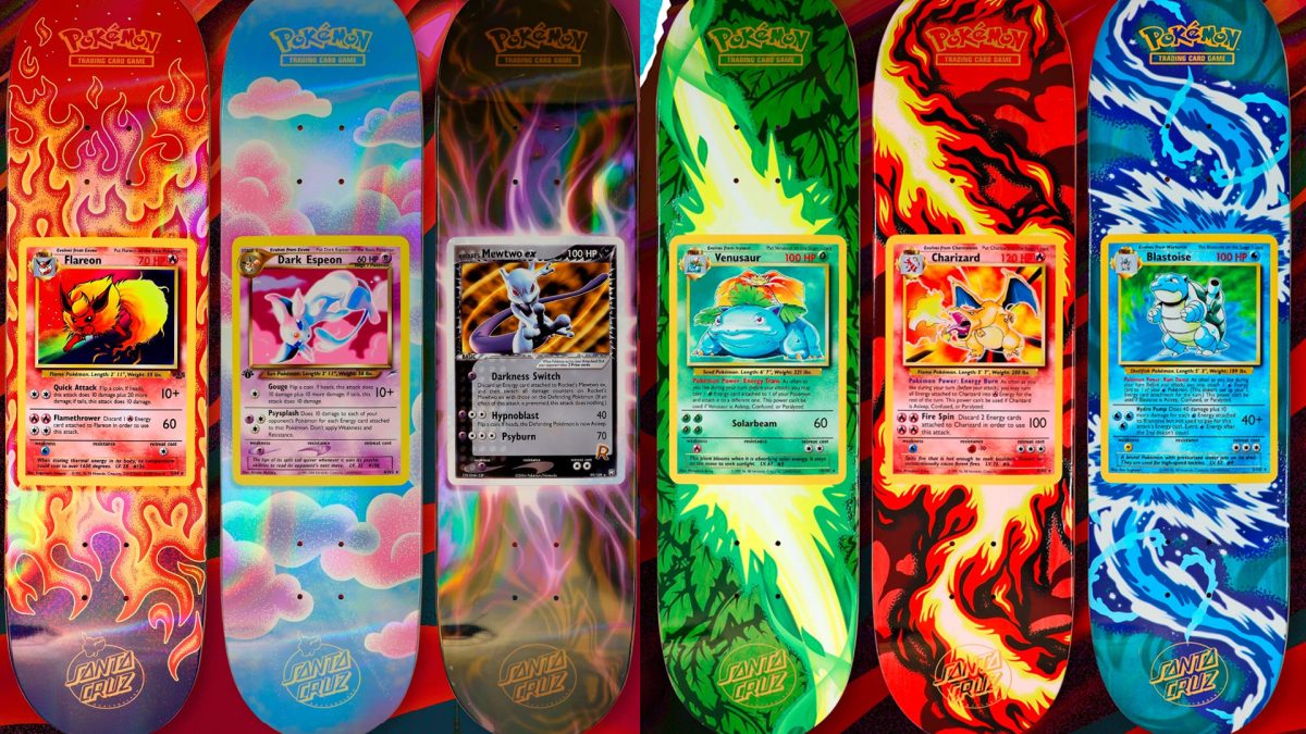 pokemon skateboards