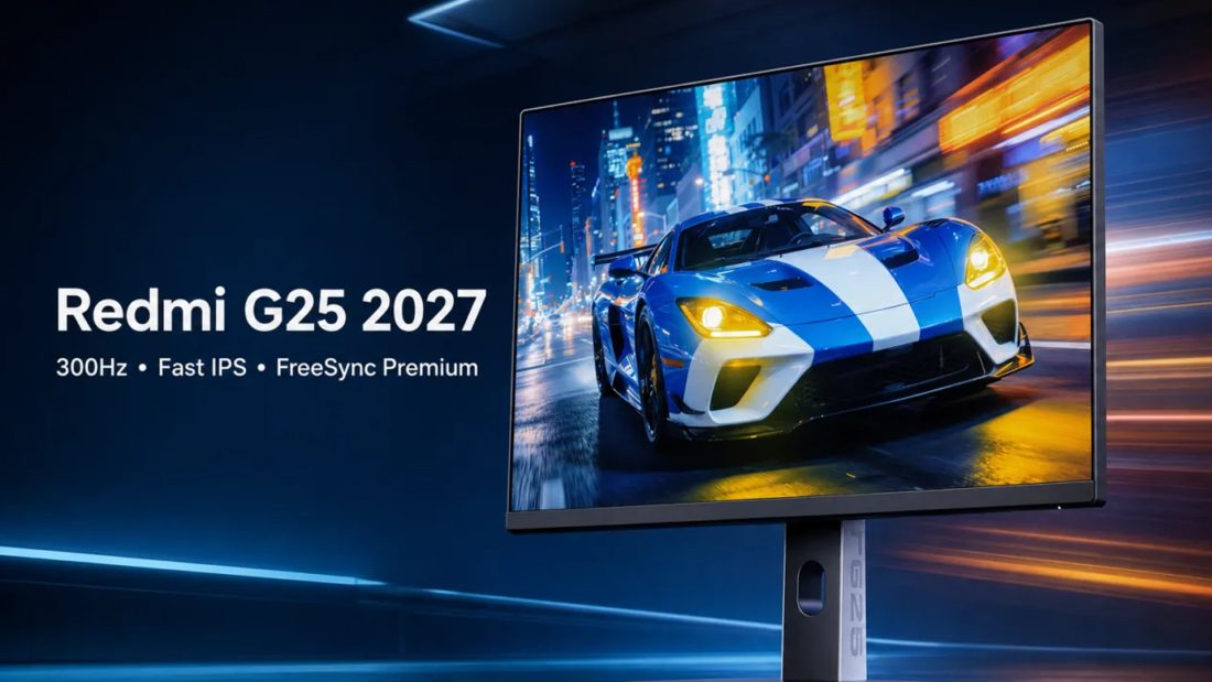 Redmi G25 2027: Δες το gaming monitor στα 300Hz με 120$